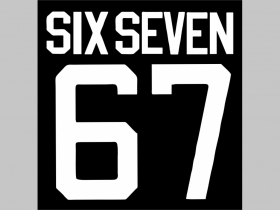 Six Seven 67 potlačen&aacute; n&aacute;&scaron;ivka cca.12x12cm (po krajoch neob&scaron;&iacute;van&aacute;)